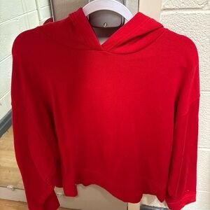 Old Navy Red Cropped Hoodie